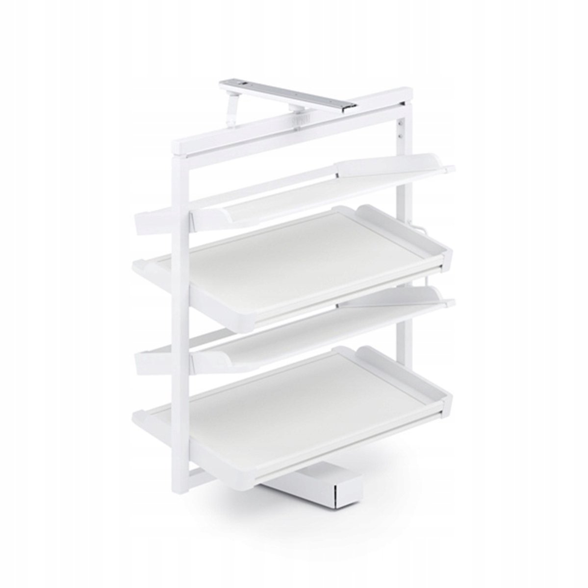 Draaibare Schoenenkast 4 Niveaus - Garderobe Symphony Wit