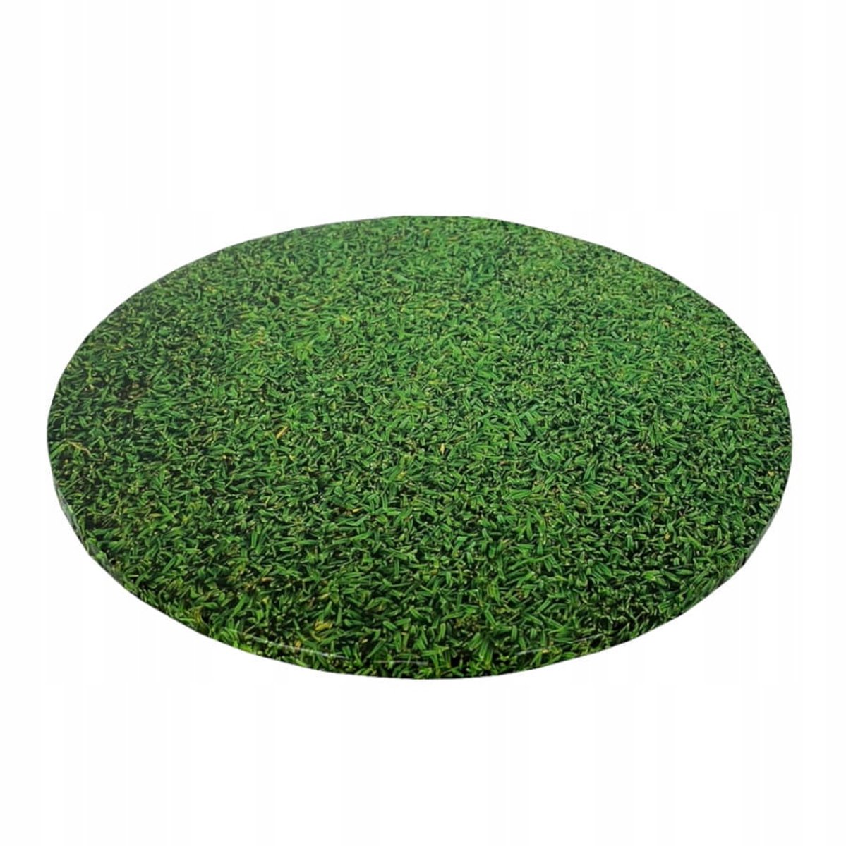 Taartonderlegger Groen Gras 25cm - Voetbal Thema