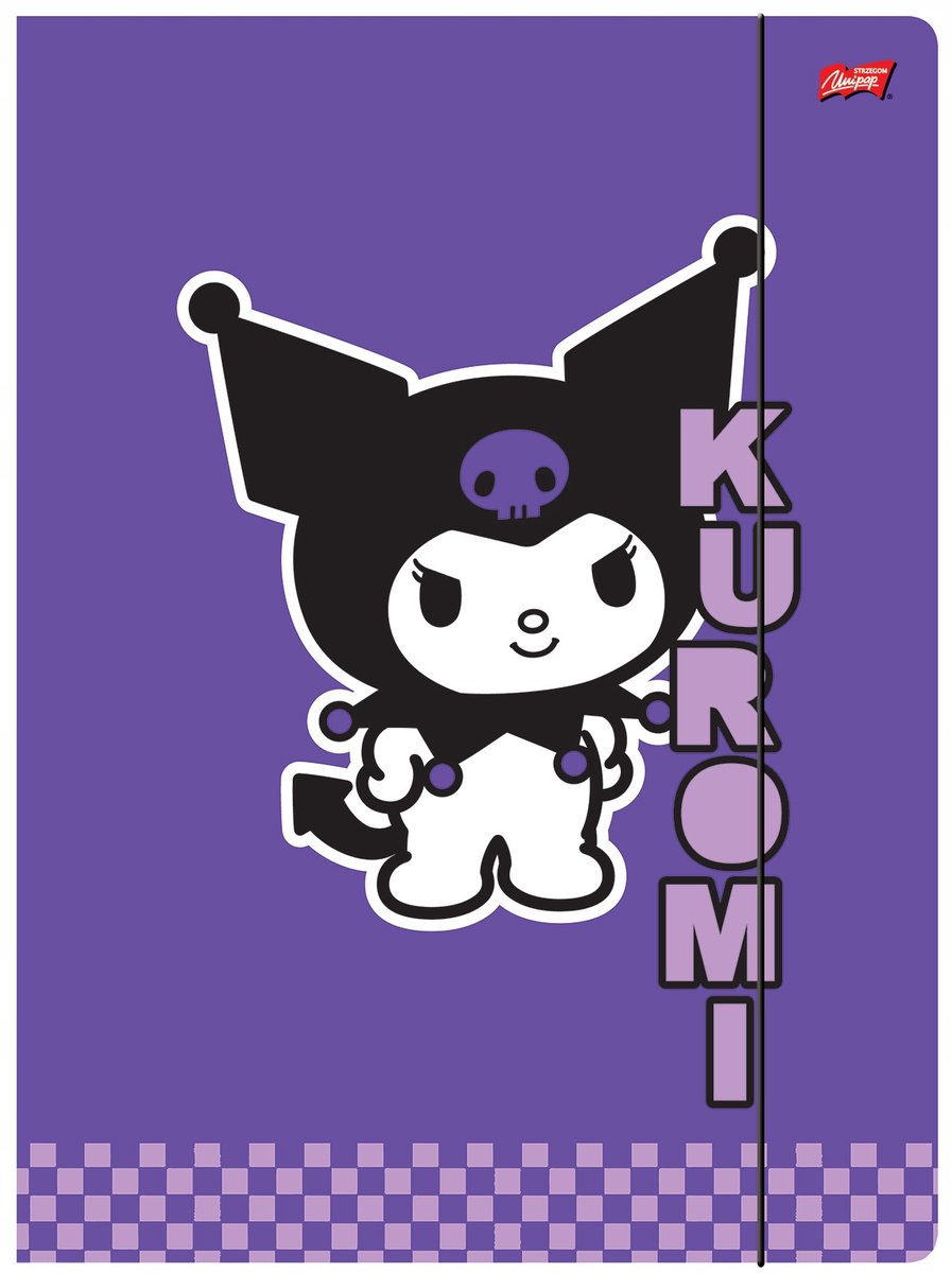 Kuromi A4 Map met Elastiek - St. Majewski - Paars