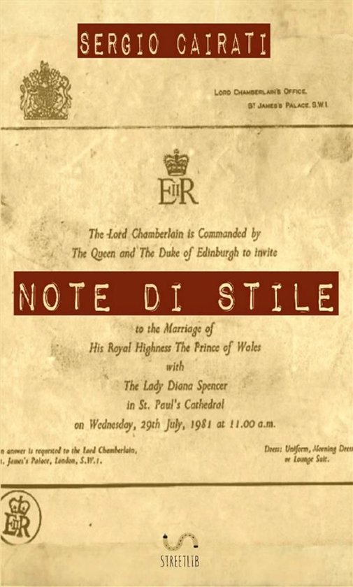 Note di stile - cover