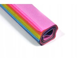 Gekleurd Crêpe Papier Rol 38x50cm - 12 Vellen
