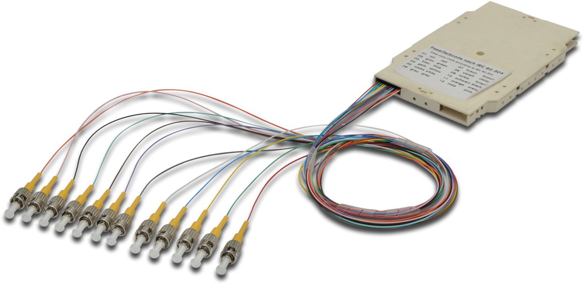 ASSMANN Electronic A-96911-02-UPC glasvezeladapter ST Multi kleuren