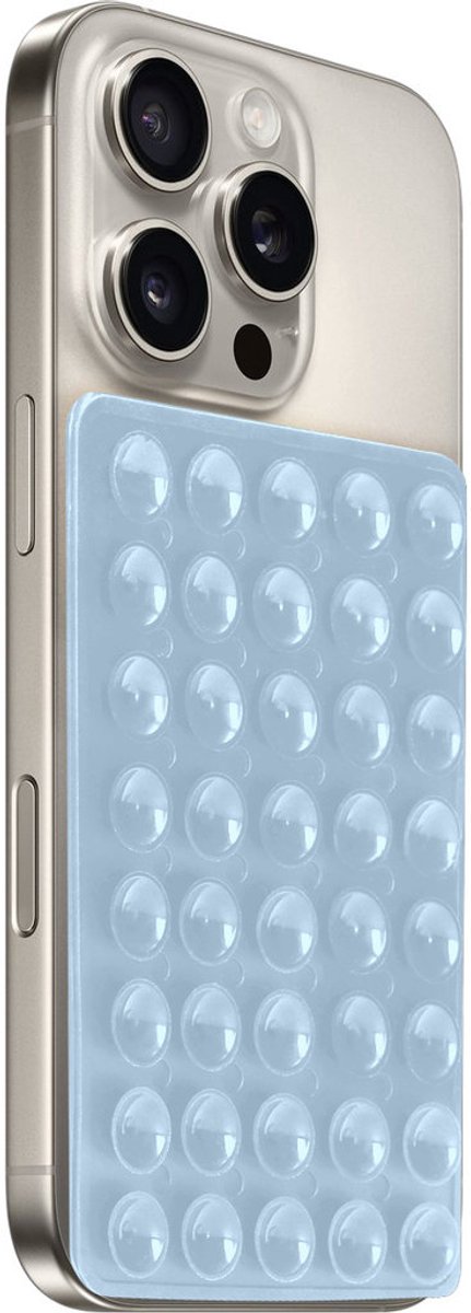 Mobiparts Zuignap Telefoonhouder | Mobiparts Sticky Pad - Blauw Universeel