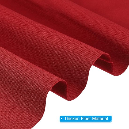 Professioneel Rood Biljartdoek (2.1m) voor Pooltafel en Snooker - Inclusief 6 Vilten Strips — afbeelding 2