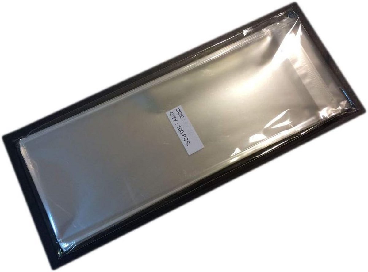 100x Kristalheldere Hersluitbare Cellofaan Zakken 3x8 cm voor Verpakking