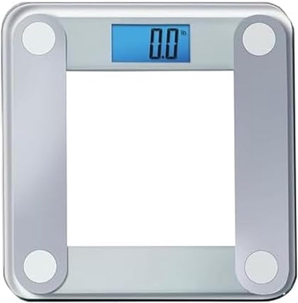 Digitale Badkamerweegschaal met Verlicht Display en Step-On Technologie - Luxe Design
