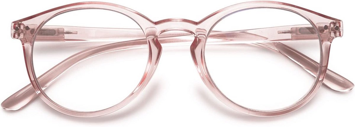 Ronde Anti-Blauw Licht Leesbril met Veerscharnieren voor Dames en Heren - Diverse Sterktes