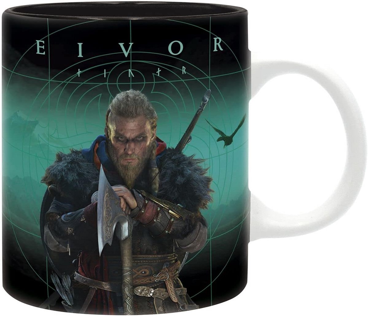 Keramische Koffiemok - Gaming Thema - Eivor Valhalla Stijl