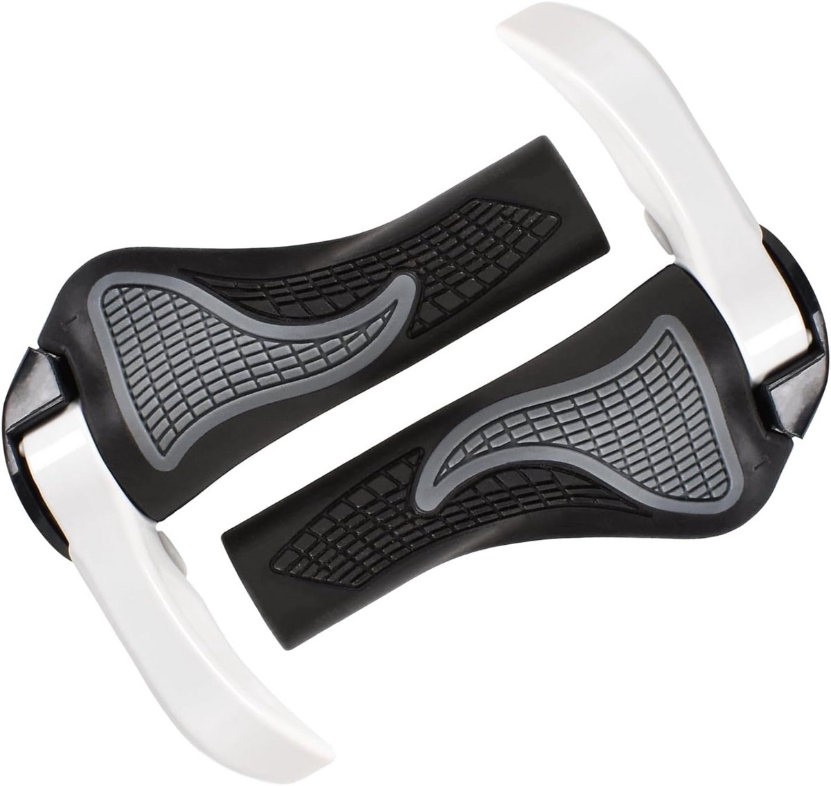 Ergonomische Fietsstuurgrepen 22,2 mm met Hoorns en Lock-On Systeem