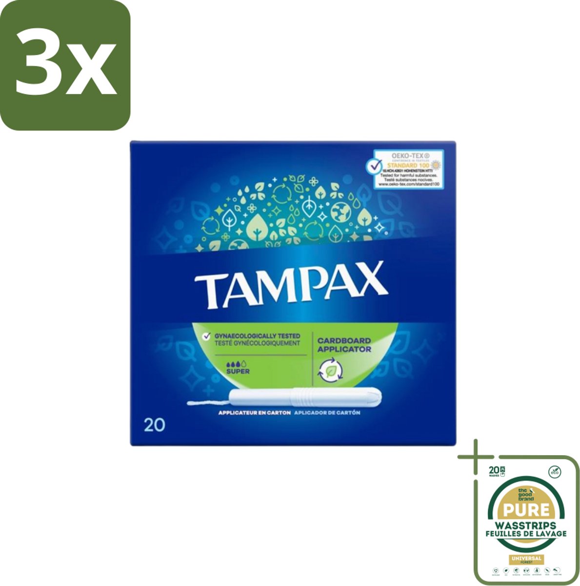 3 x Tampax – Tampons – CEF Super - Grootverpakking - Koffiezetapparaat - Koffiezetapparaat Met Automatische Functie - Koffiezetapparaat Met Warme Water - Koffiezetapparaat Met Filter