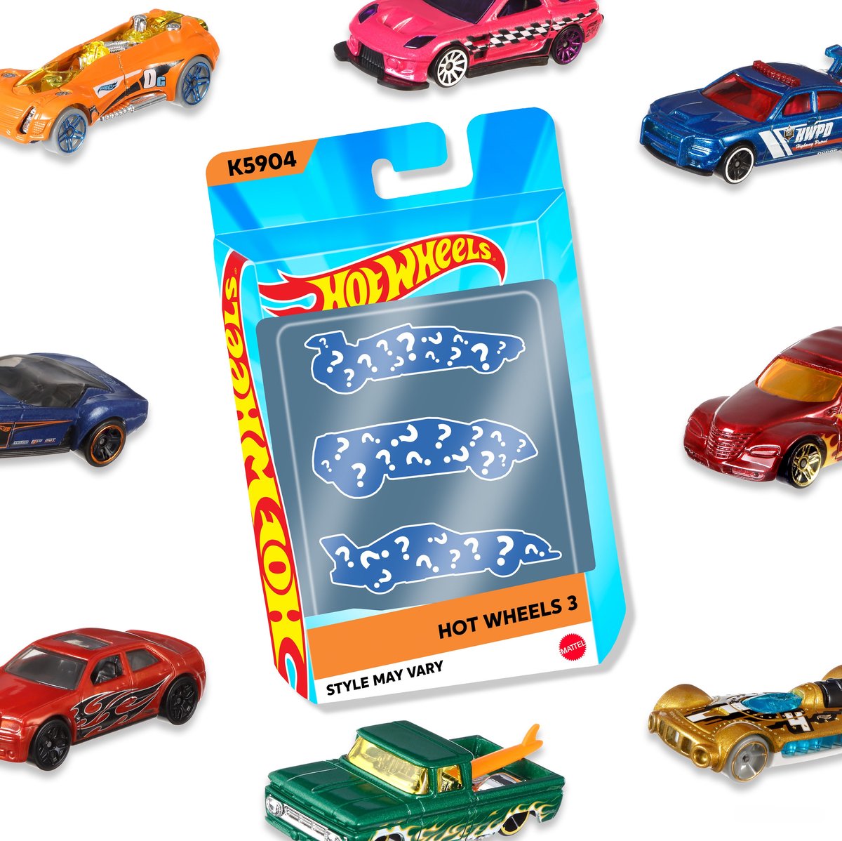 Hot Wheels Diecast 3 pak autoset — afbeelding 13