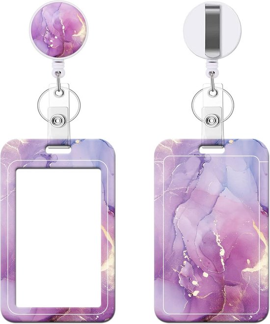 Badgejojo groen Jojo met karabijnhaak riemclip Badge houder voor kaart covers ID-kaarthouders sleutels karabijnhaak sleutelhanger met metalen clip