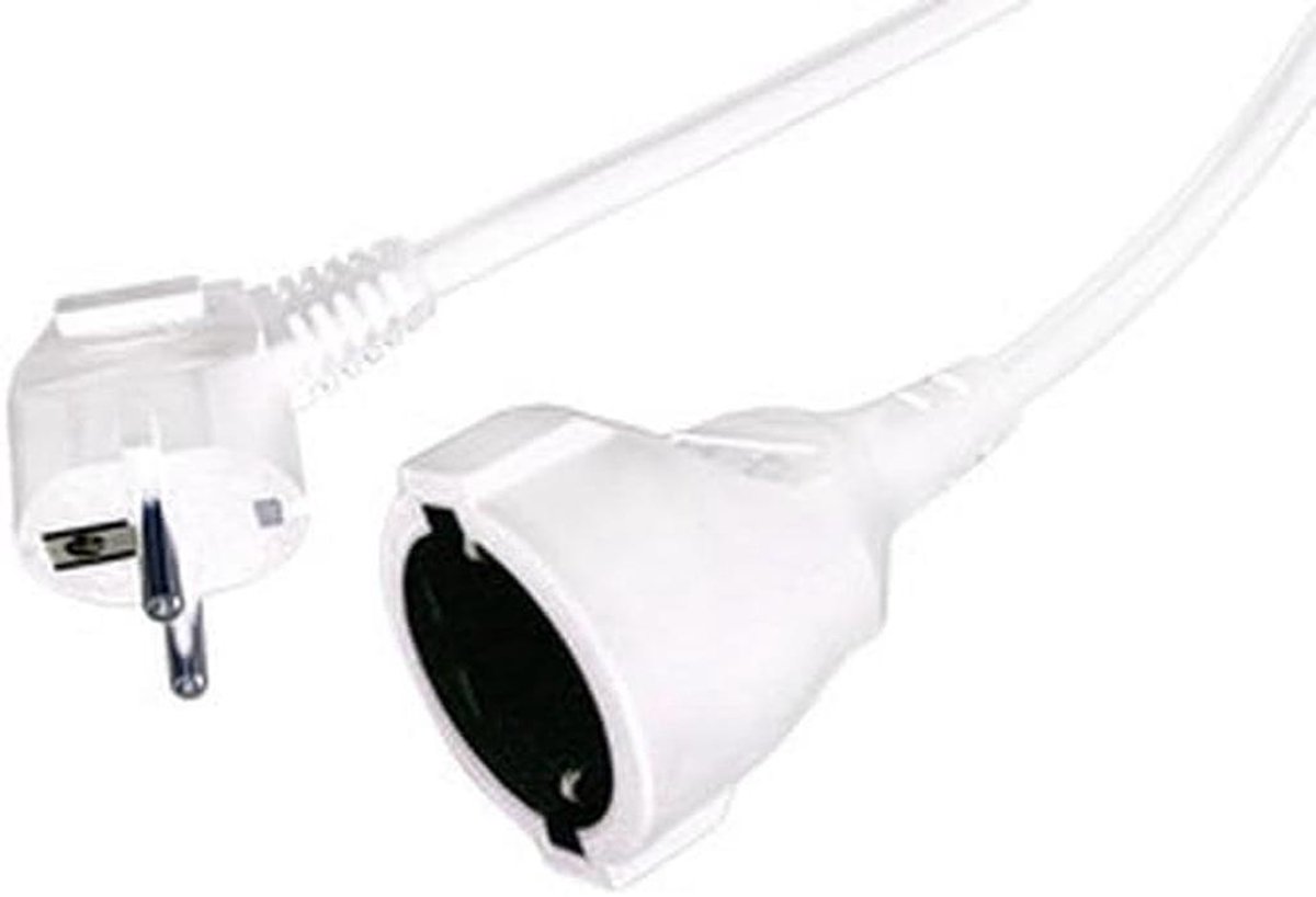 Verlengsnoer 4 Meter Zwart 3x1.5mm² 16A H05VV-F voor Binnen & Buiten