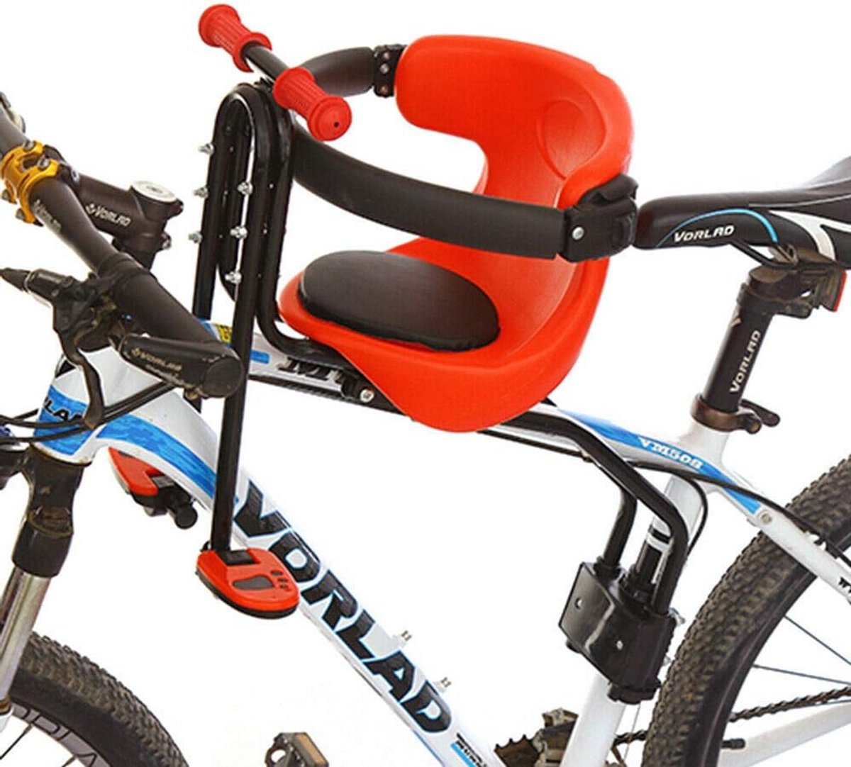 Fietsstoeltje voor Kinderen voorop - Veilig en Comfortabel Babyzitje met Voetensteun