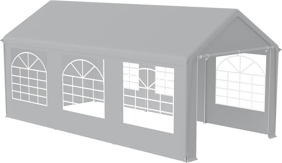 Grote Partytent Tuinpaviljoen 3 x 6 m met Zijwanden Waterdicht