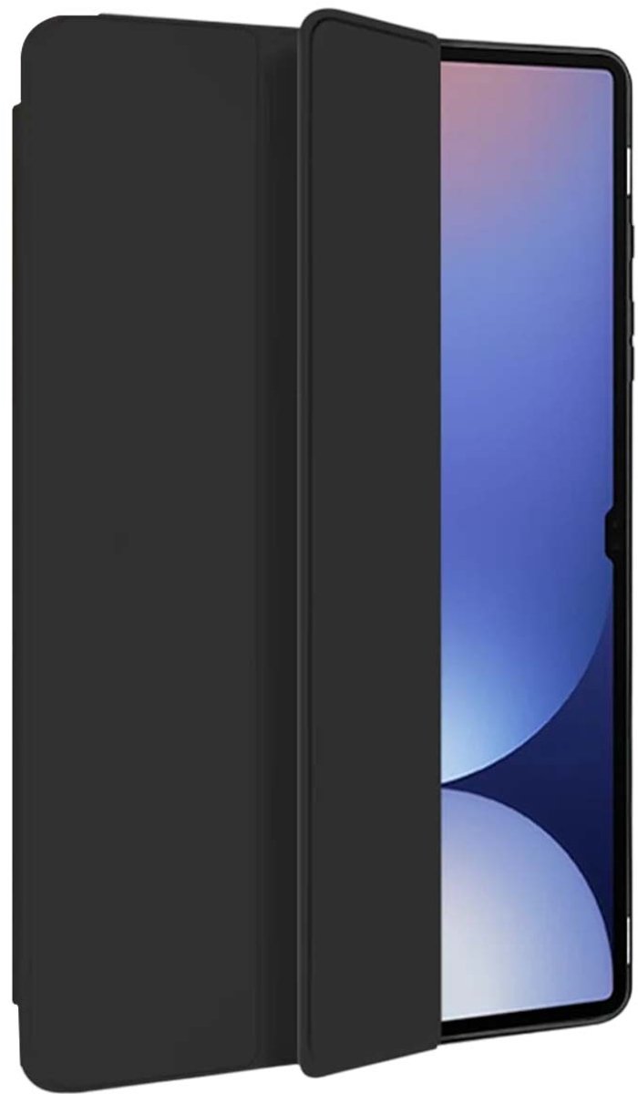 Eiger Storm 250m Stylus Hoes Geschikt voor Samsung Galaxy Tab S10 FE Plus - Hoes met Penhouder - Met Slimme Sleep / Wake Functie - Zwart