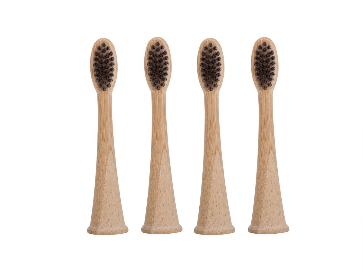 Philips Sonicare Opzetborstels - Milieuvriendelijke opzetborstels - Bamboe - Duurzaam- Eco- 4 stuks