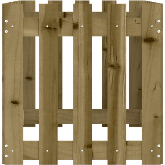 vidaXL-Plantenbak-verhoogd-hekontwerp-100x50x50-cm-geïmpregneerd-hout