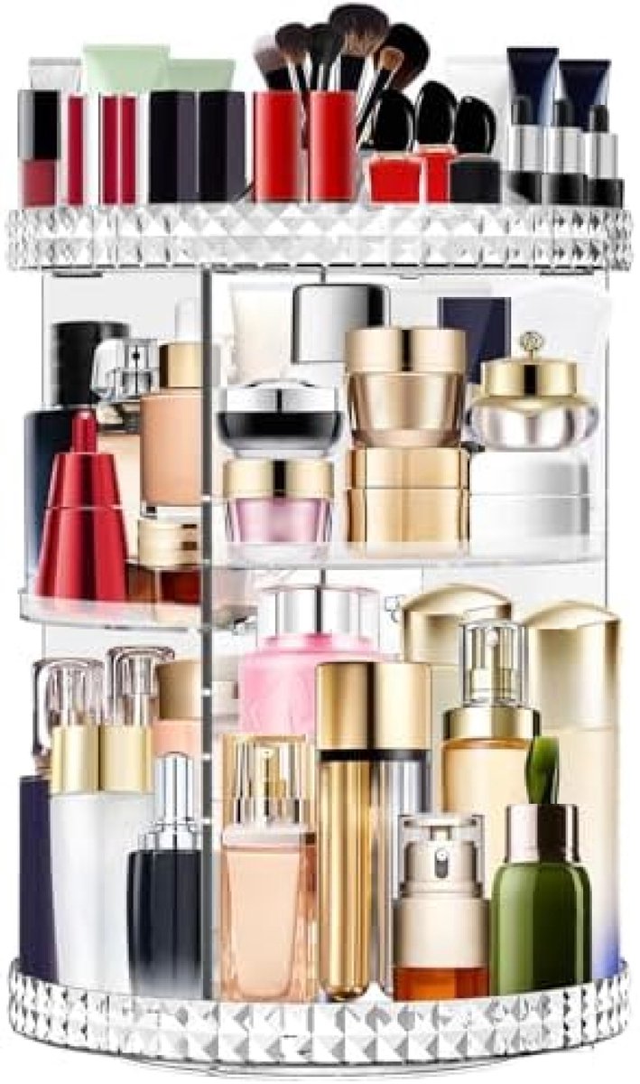 Draaibare make-up organizer met verstelbare lagen - Make-Up Tafel - Organizer