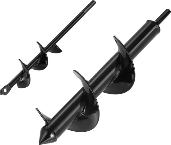 VEVOR 2x Grondboorpaalboor Tuinboor voor Boormachine 8x30cm en 4x22cm van VEVOR — afbeelding 2