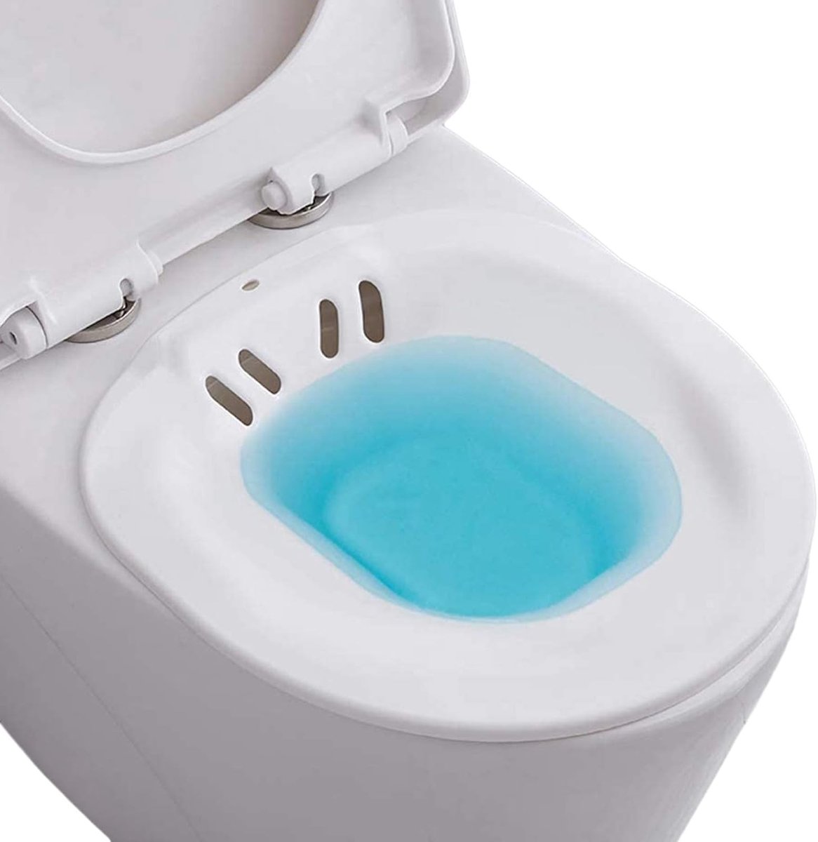 Toilet Sitz Bad Kit - Draagbare Bidet Insert voor Aambeien - Zittend Wassen voor Zwangeren en Ouderen - Capaciteit circa 2,2 Liter - 1 Stuk