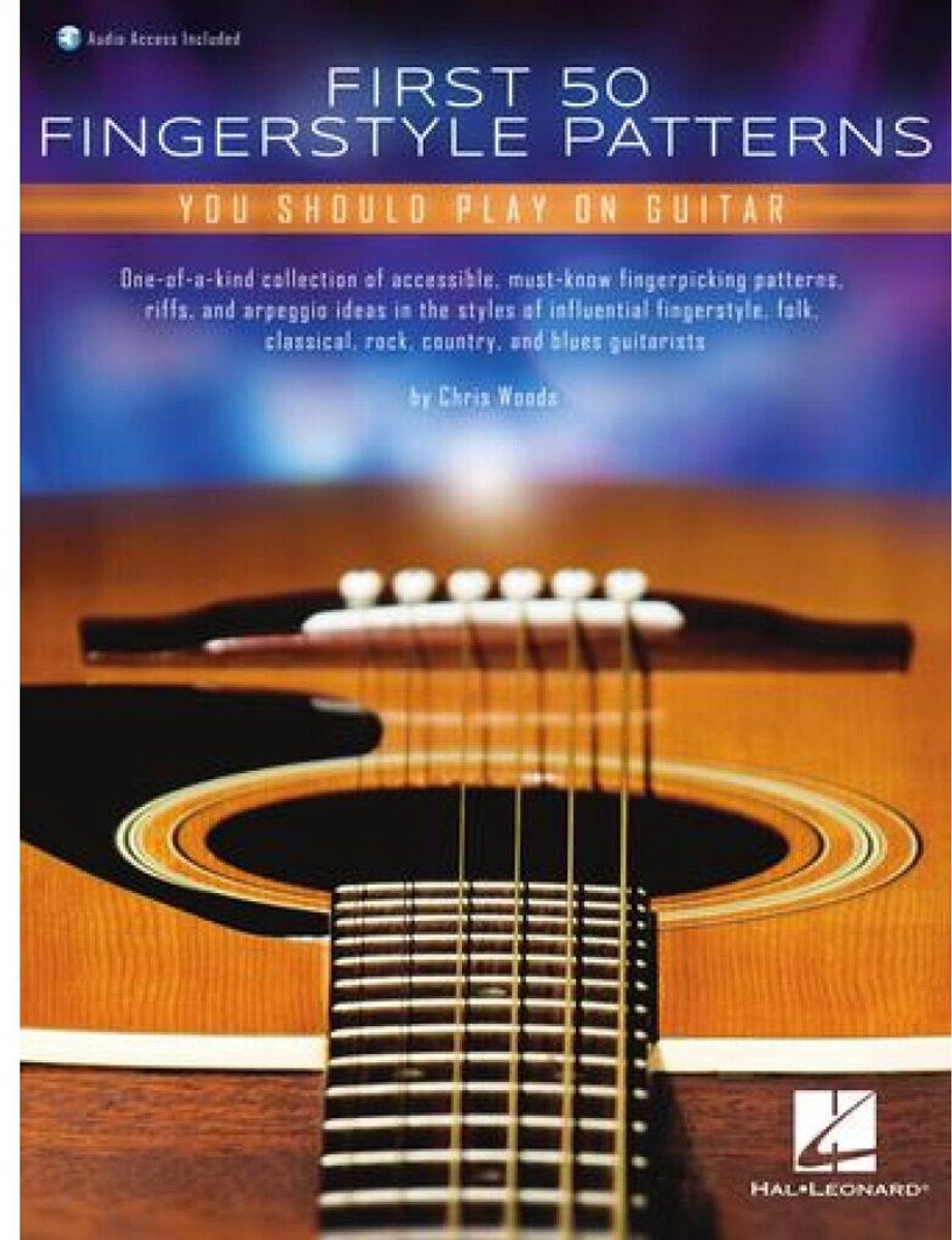 Hal Leonard First 50 Fingerstyle Patterns You Should Play on Guitar - Songboek