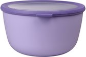 Mepal – Multi bol Cirqula environ 3000 ml – Mag être mis au congélateur, au micro-ondes et au lave-vaisselle – Lilas nordique – Convient comme plateau de préparation de repas, récipient frais, boîte de rangement