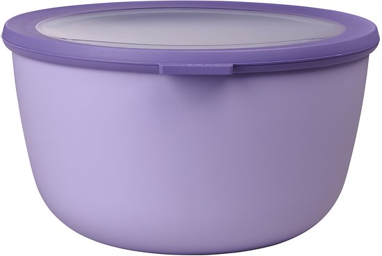 Mepal – Multi bol Cirqula environ 3000 ml – Mag être mis au congélateur, au micro-ondes et au lave-vaisselle – Lilas nordique – Convient comme plateau de préparation de repas, récipient frais, boîte de rangement