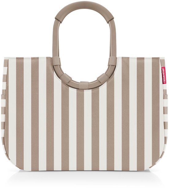 Reisenthel Loopshopper L Shopper - 25L - Summerstripes Coffee Beige