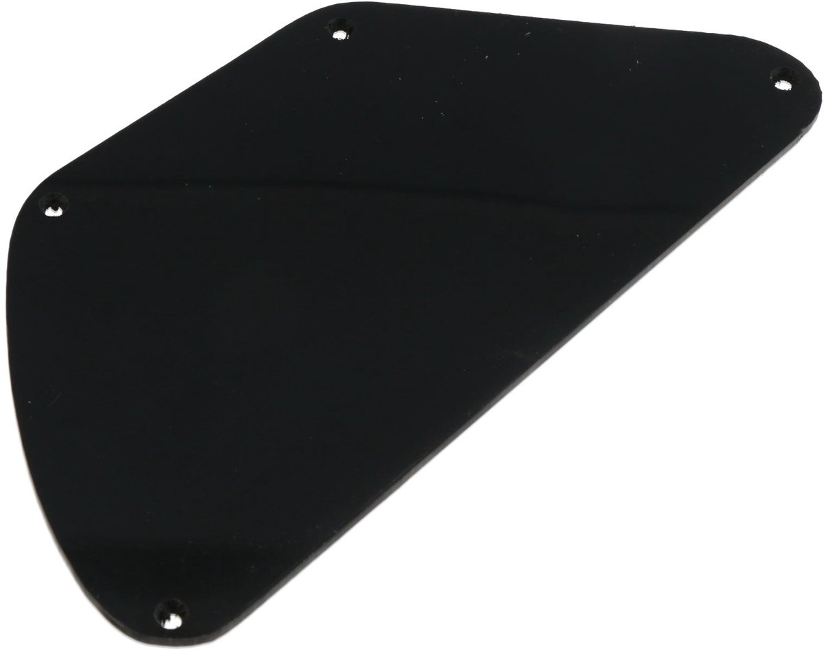 Backplate voor gitaar zwart Fazley 10689