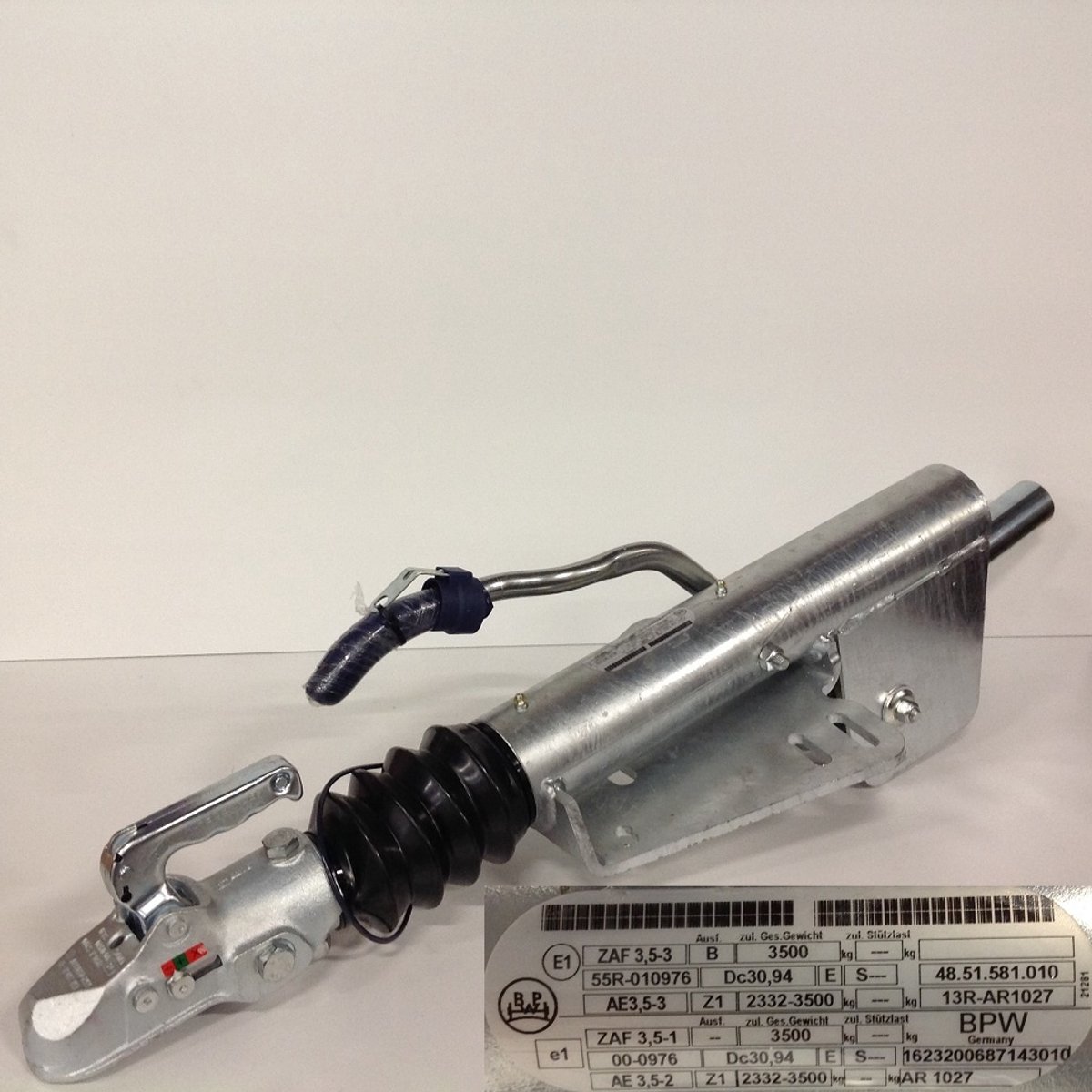BPW Oplooprem ZAF3.5 Z1 150-258 EM350RD voor schamel