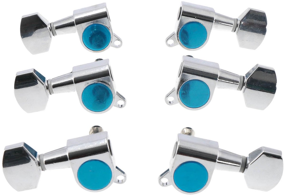 3x3 stemmechanieken voor gitaar chrome Fazley 10540