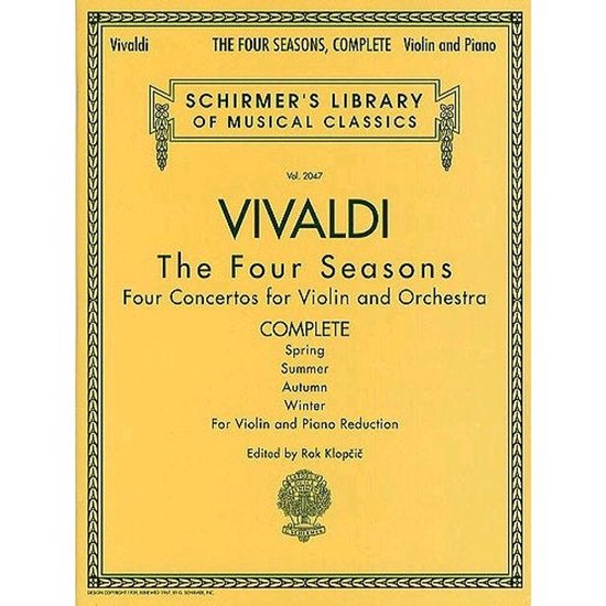 Antonio Vivaldi - the Four Seasons, Complete