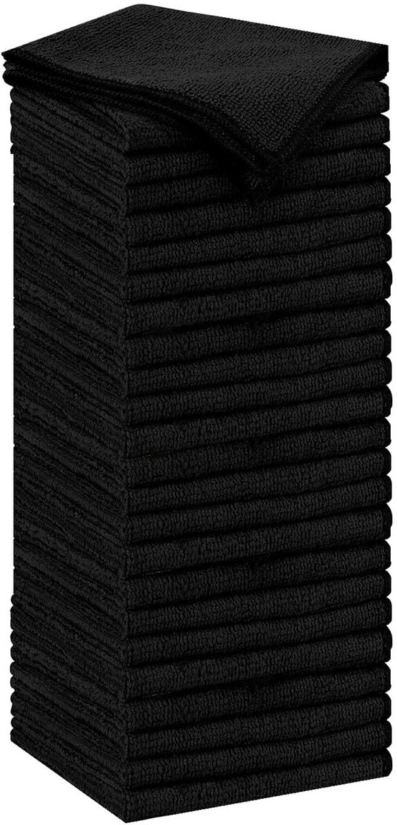 Unyqoos® Set van 24 Zachte en Absorberende Microvezeldoeken voor Keuken en Auto