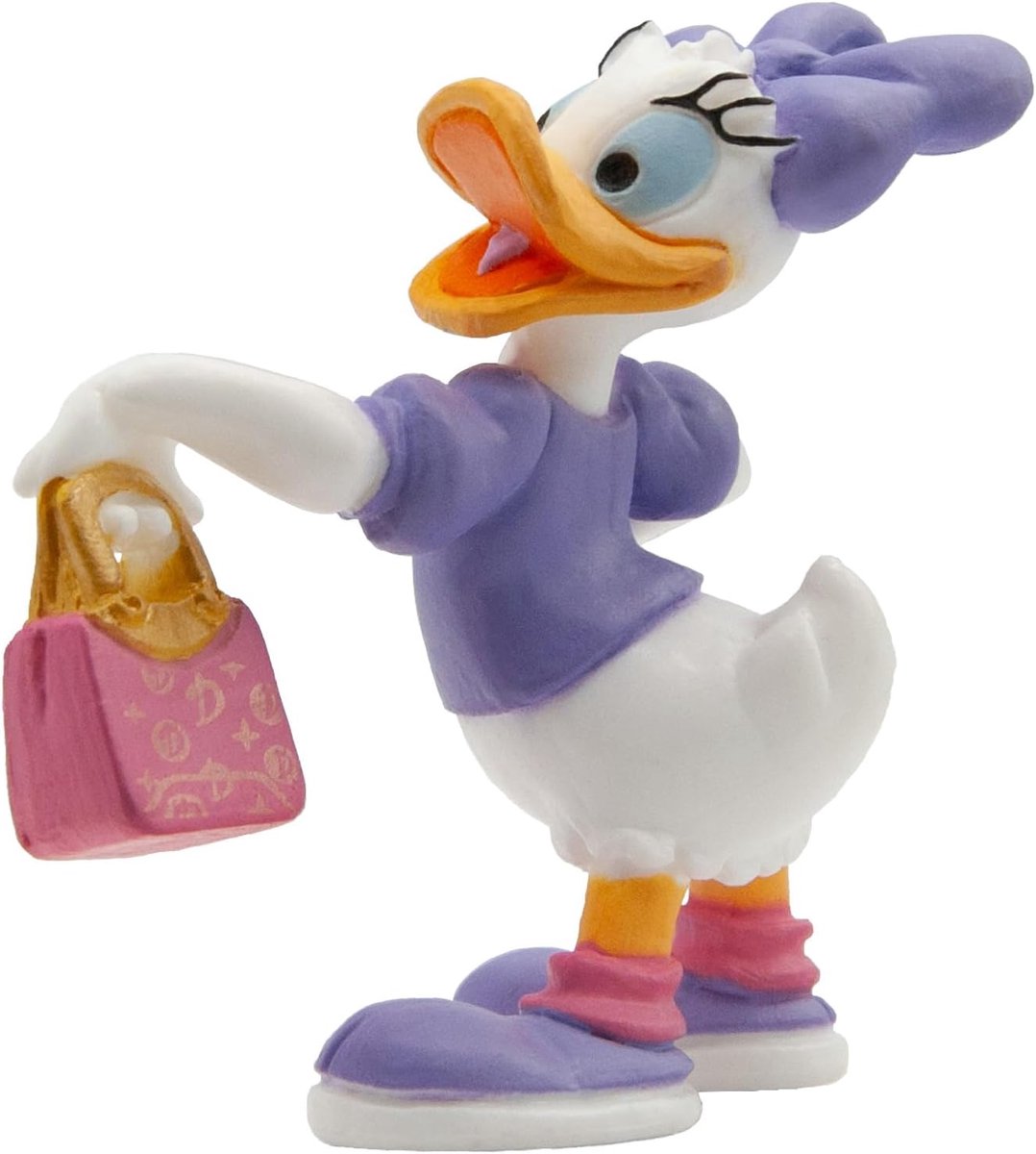 Bullyland 15343 – Speelfiguur en verzamelfiguur Katrien Duck met tas uit Disney, ca. 6,5 cm – levensecht en detailrijk vormgegeven – ideaal als taartfiguur en klein cadeautje voor kinderen vanaf 3 jaar. — afbeelding 7