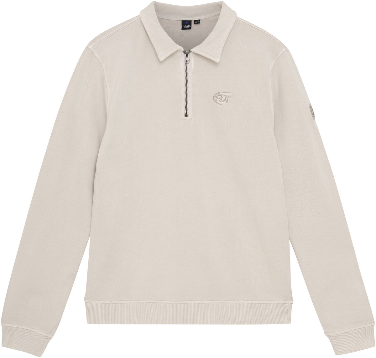 Rellix - Sweater Polo Zip - Beige - Maat 152