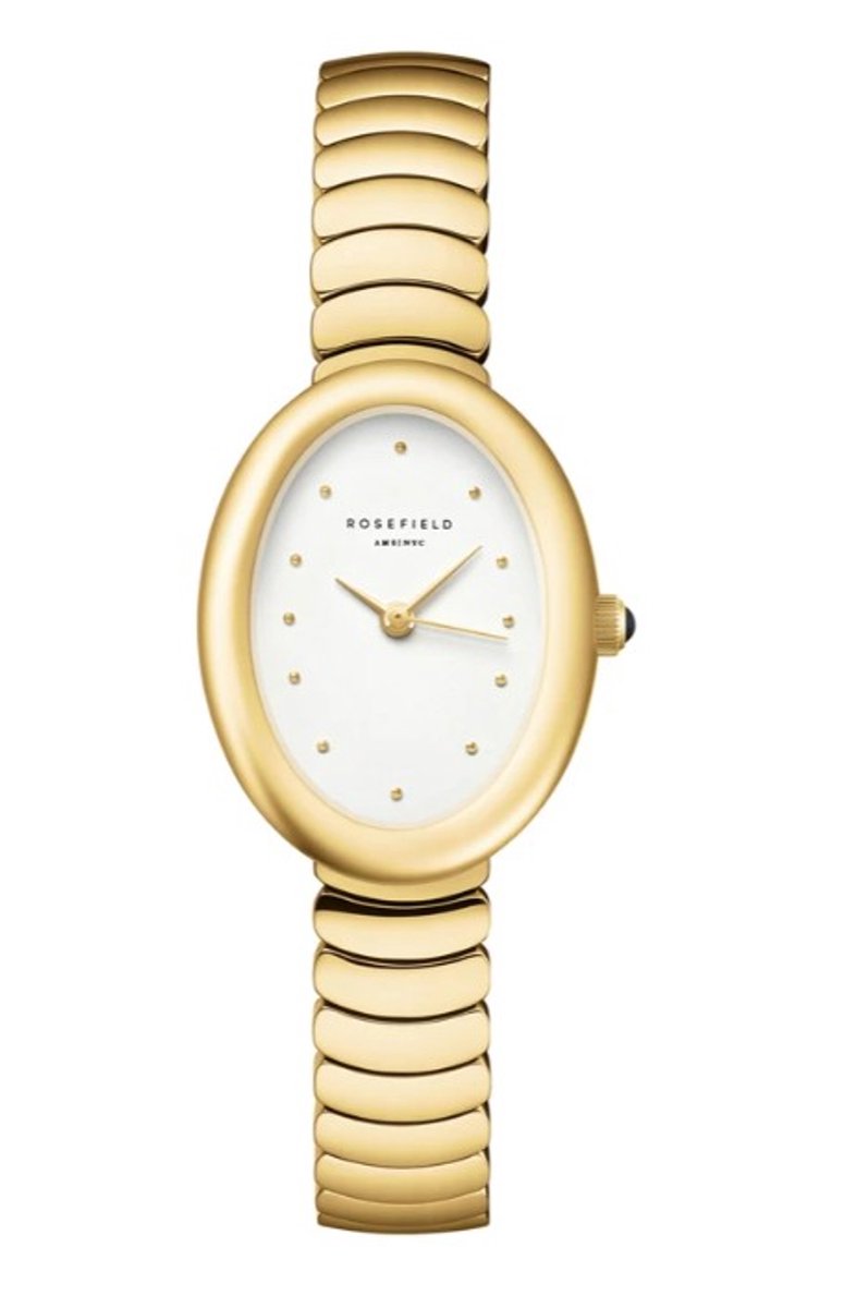 Rosefield OVWGSG-OV19 - Oval White - Horloge