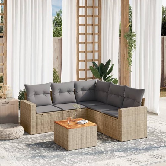vidaXL-6-delige-Loungeset-met-kussens-poly-rattan-beige