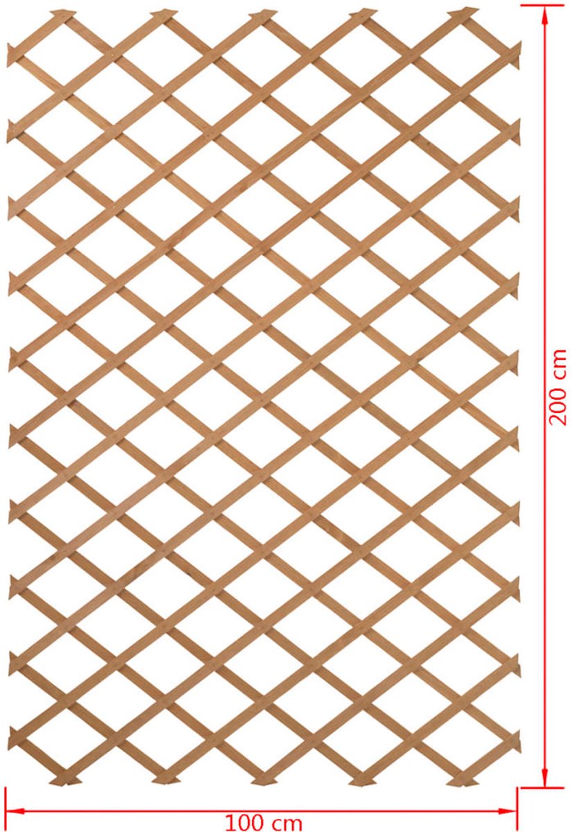Nature - Houten klimrek (bruin) - 1 x 2m - FSC — afbeelding 8