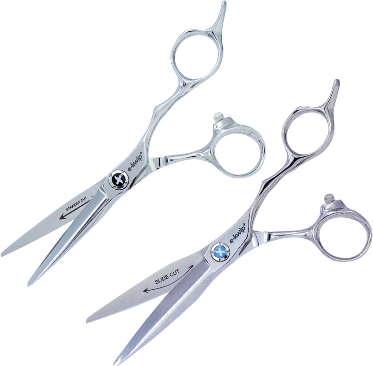 E-Kwip+ TEC Professionele Kappersschaar Straight 5,5 Inch & Slice 6,0 Inch SET
