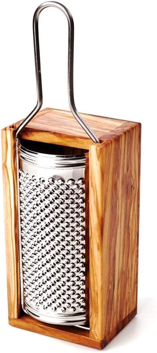 Olivenhouten Rasp en Snijplank 29 cm - Handgemaakt en Natuurlijk