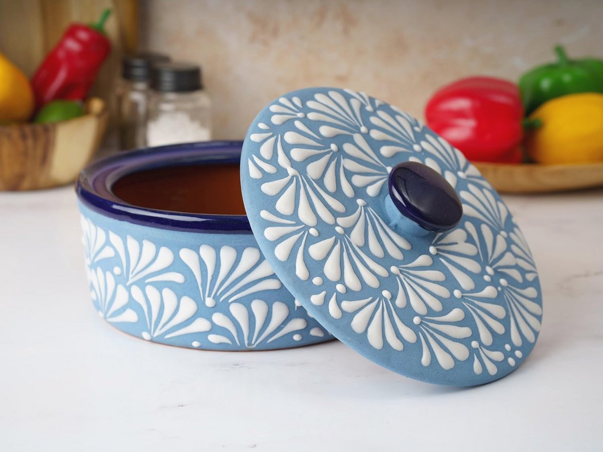 Handgemaakte Keramische Tortilla Warmer voor Perfecte Warmte en Smaakbeleving