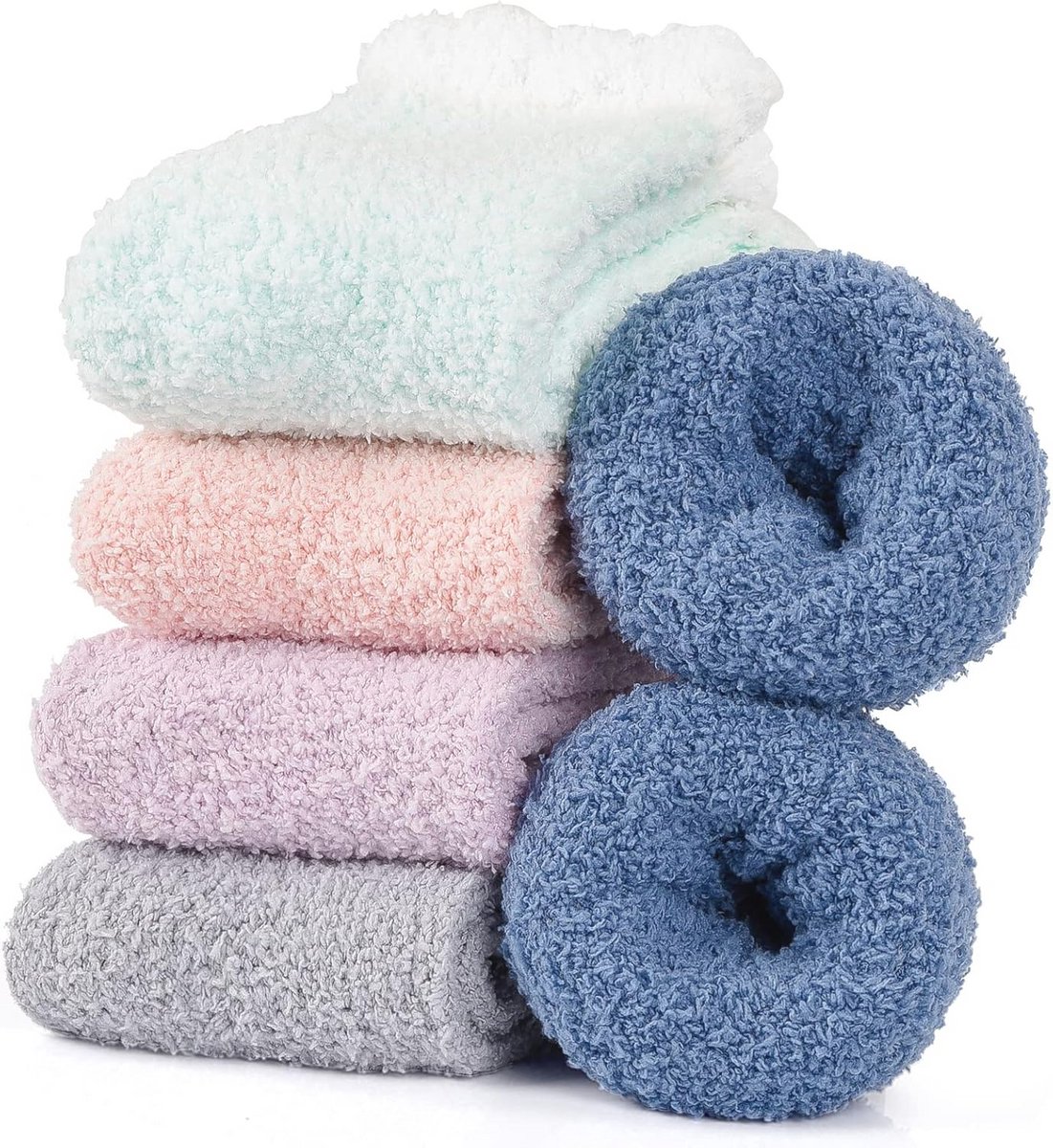 Fluffy Dikke Warme Sokken voor Dames – Hoogwaardige Thermo Sokken, EU Maat 35-41