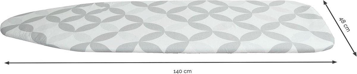 Strijkplankhoes Katoen 48x140 cm met Elastische Rand
