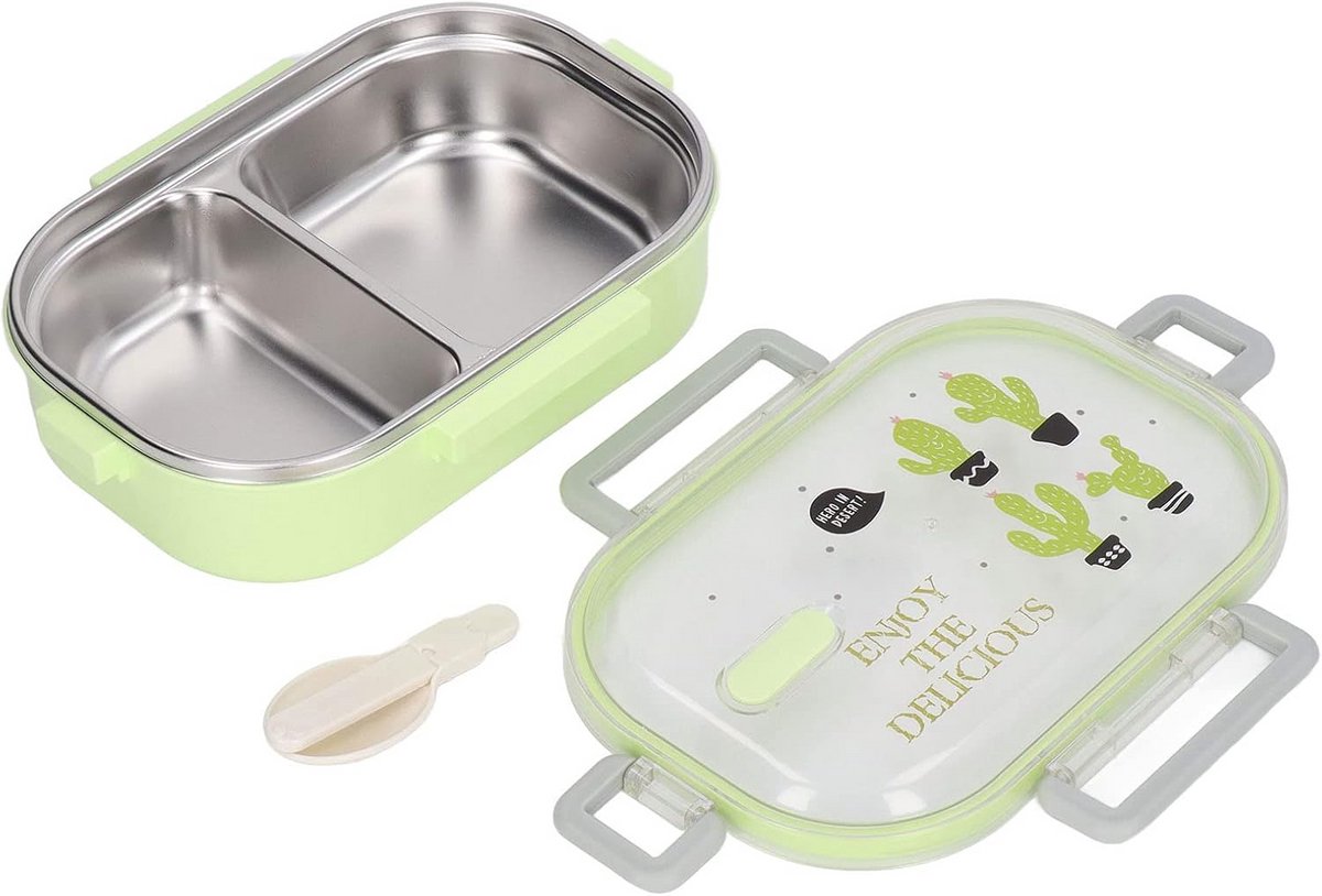 Thermische Lunchbox voor Studenten en Kinderen - Roestvrijstalen Bento met Isolatie