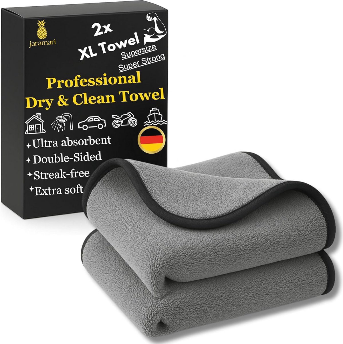 Super absorberende microvezeldoek 60 x 40 cm - Perfect voor auto en glasreiniging