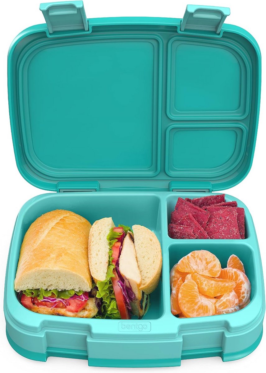 Lekvrije en veelzijdige bento broodtrommel met 4 compartimenten
