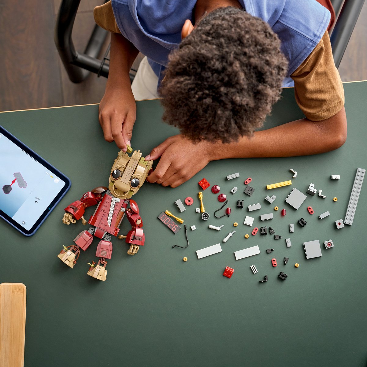 LEGO Marvel Groot in Ravager Jumpsuit - Bouwbaar Superheld Speelgoed voor Kinderen - 76341 – foto 5