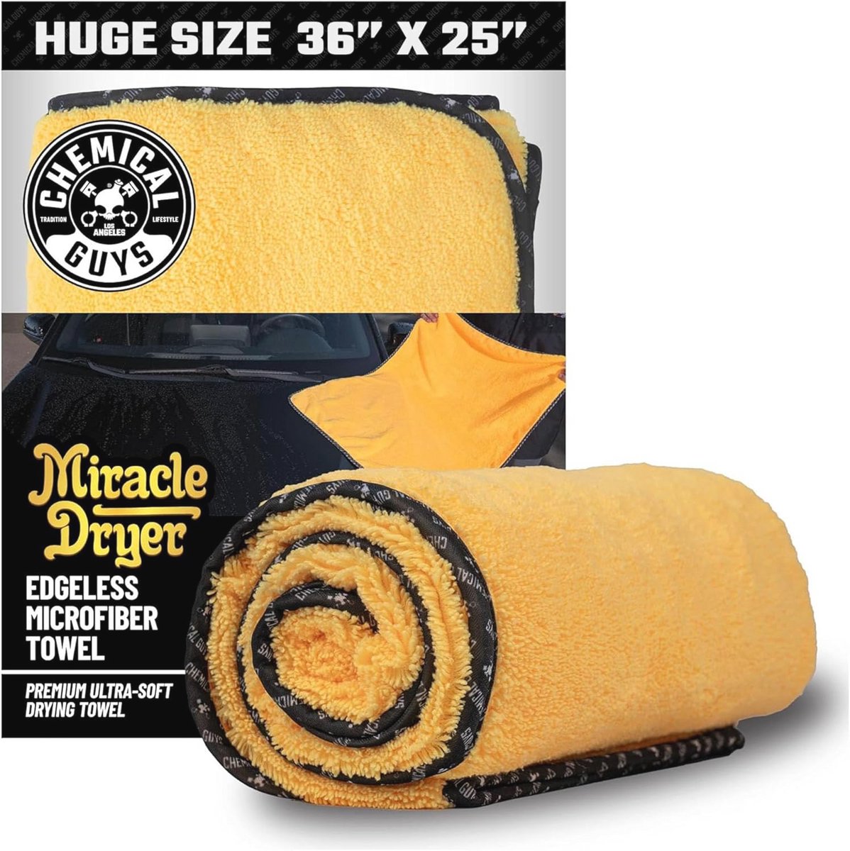 Grote Microfiber Droogdoek voor Auto - 91x63 cm