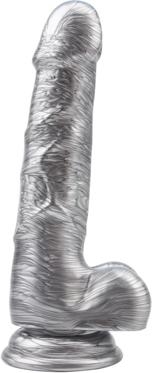 Chisa Novelties - Justin Sider Silver Dildo - Dong - Zilver